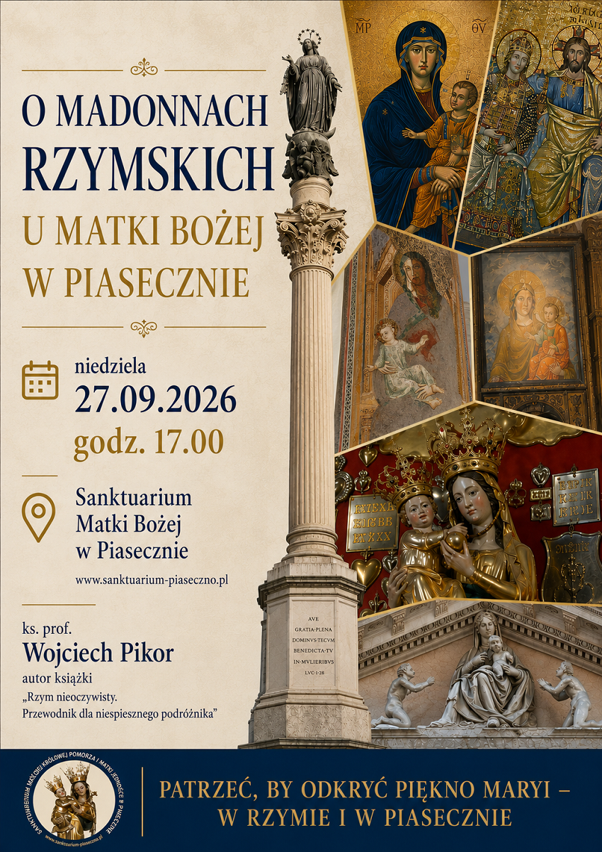 O Madonnach rzymskich u Matki Bożej w Piasecznie – spotkanie z ks. prof. Wojciechem Pikorem