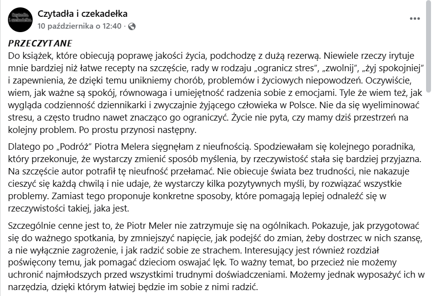 „Podróż” Piotra Melera – jak odnaleźć siłę w codziennych wyzwaniach?